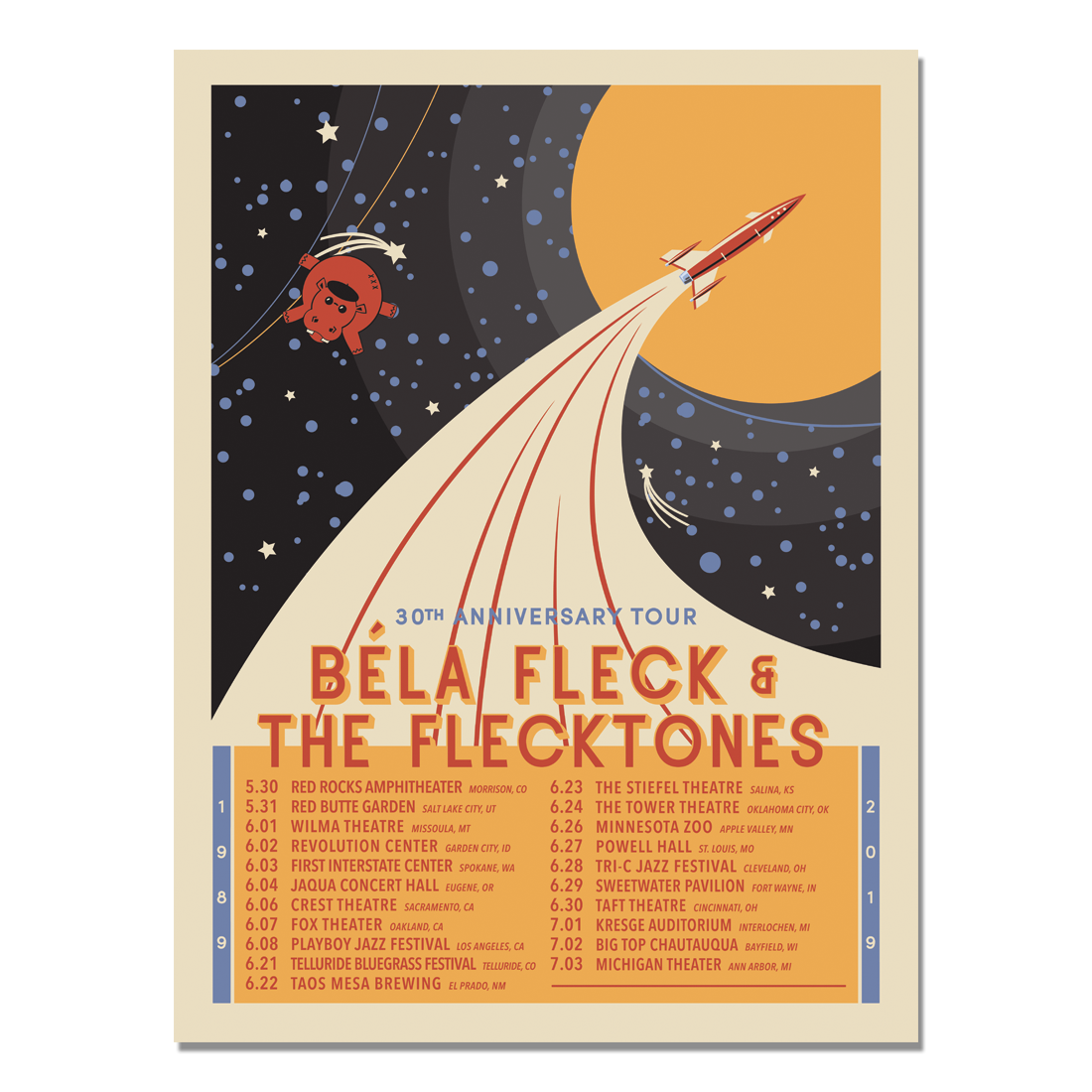 2019 Summer Tour Poster
