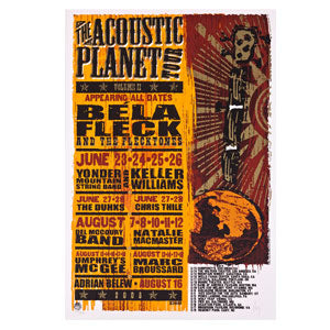The Acoustic Planet Tour Limited Edition Print Poster